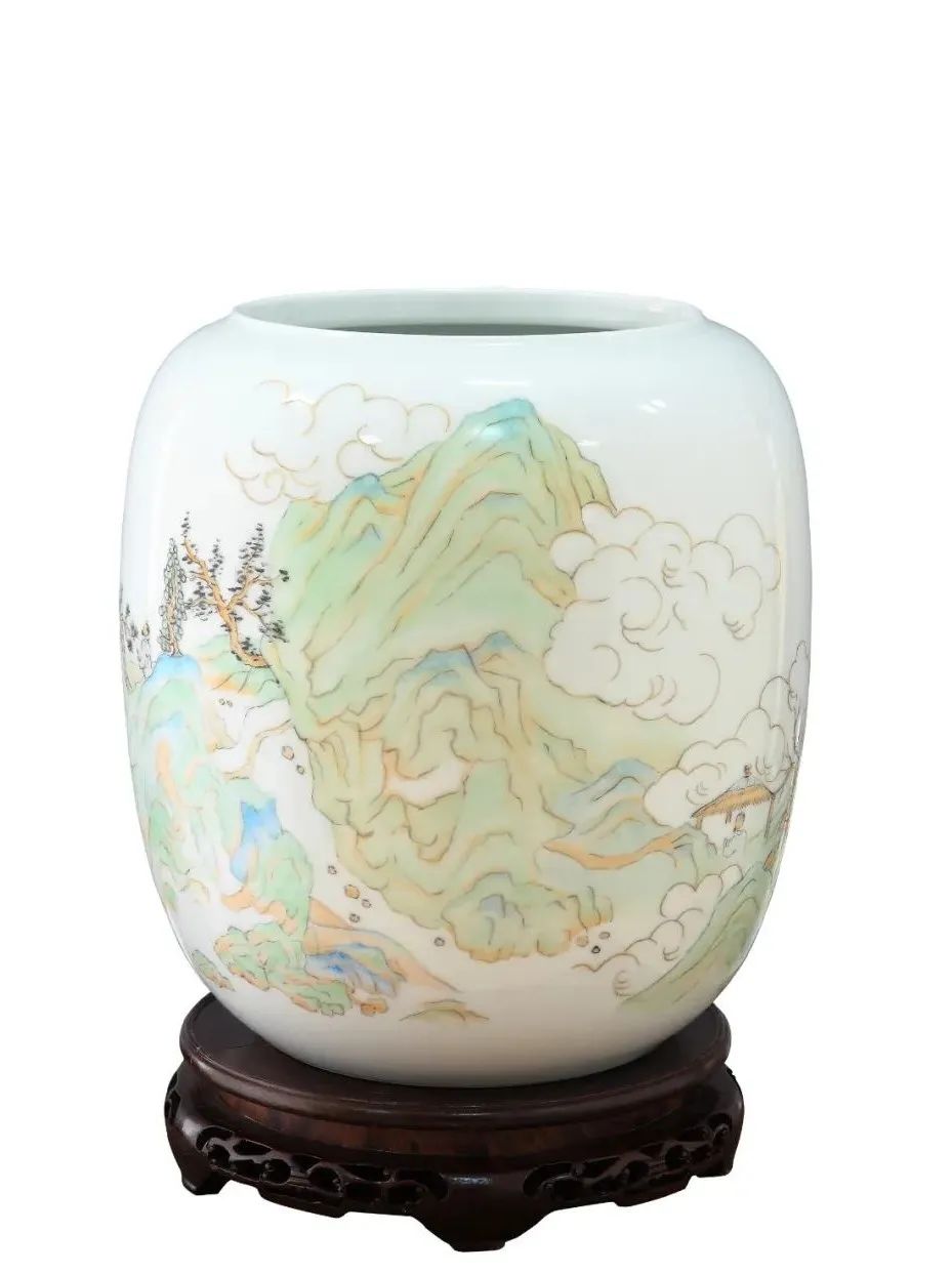 李健强画瓷丨形神兼备，韵味隽永