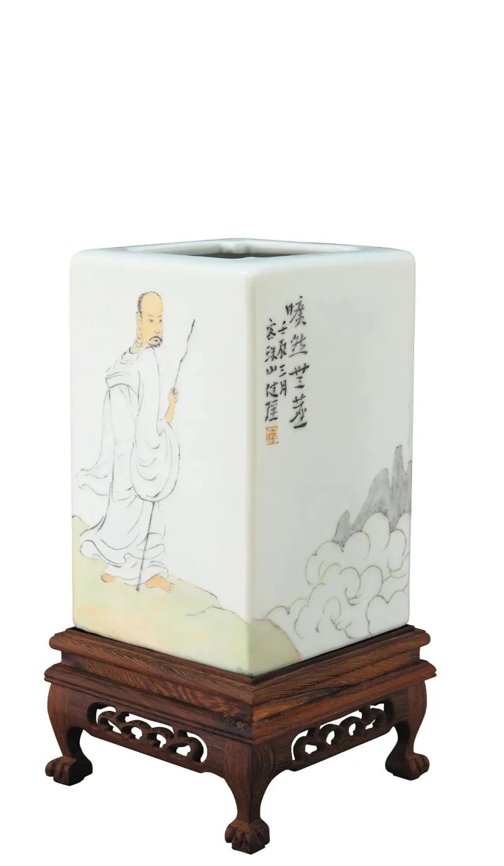李健强画瓷丨形神兼备，韵味隽永