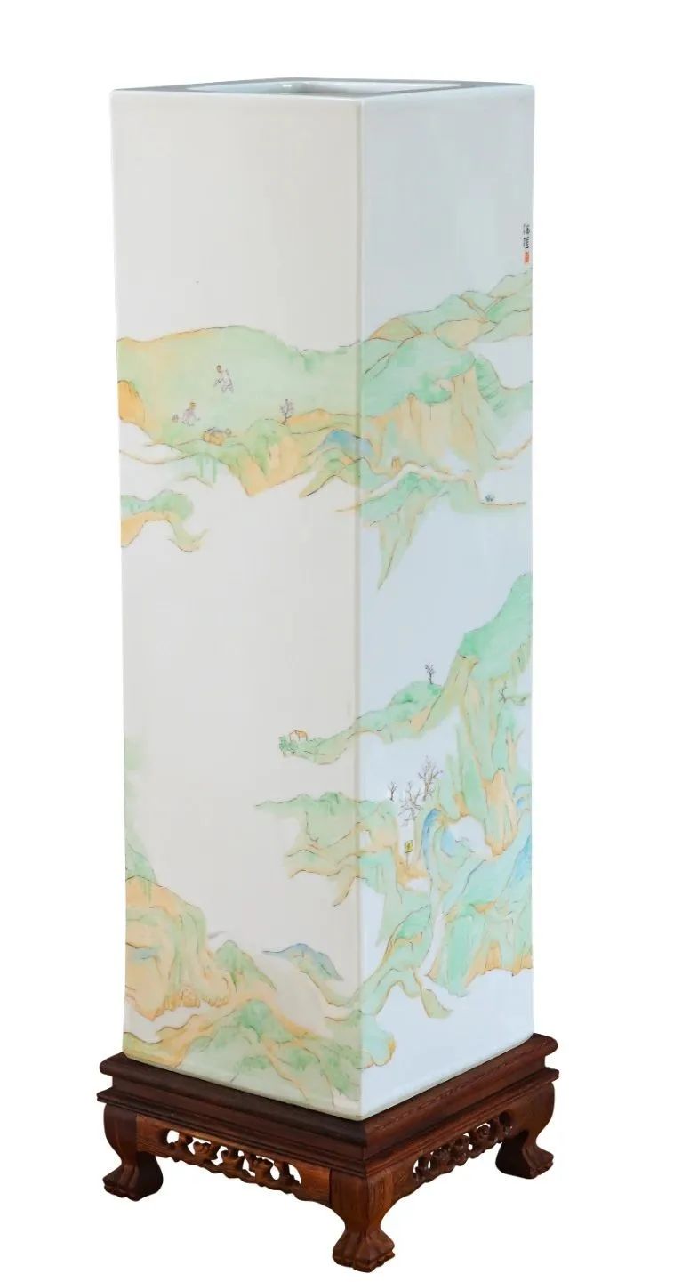 李健强画瓷丨形神兼备，韵味隽永