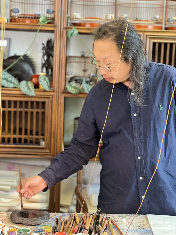 brtv纪实科教频道“虚佇神素——李雪松花鸟画作品展”特别节目将于明晚8点播出