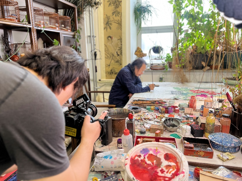 brtv纪实科教频道“虚佇神素——李雪松花鸟画作品展”特别节目将于明晚8点播出