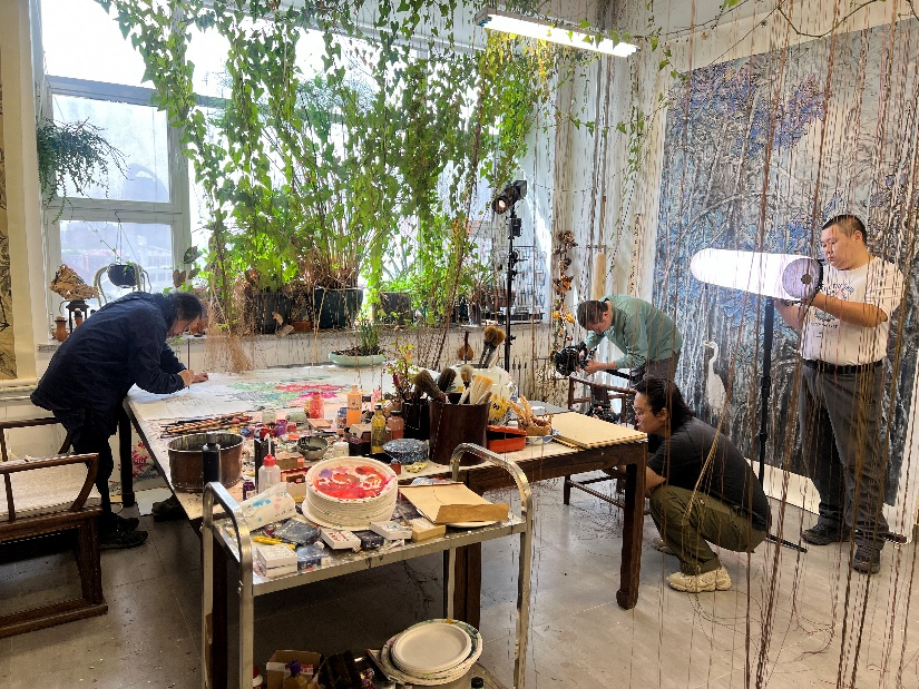 brtv纪实科教频道“虚佇神素——李雪松花鸟画作品展”特别节目将于明晚8点播出