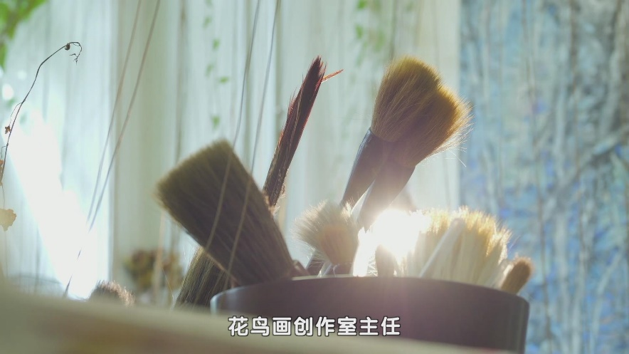 brtv纪实科教频道“虚佇神素——李雪松花鸟画作品展”特别节目将于明晚8点播出