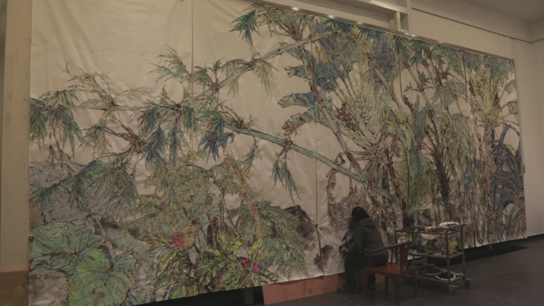 brtv纪实科教频道“虚佇神素——李雪松花鸟画作品展”特别节目将于明晚8点播出