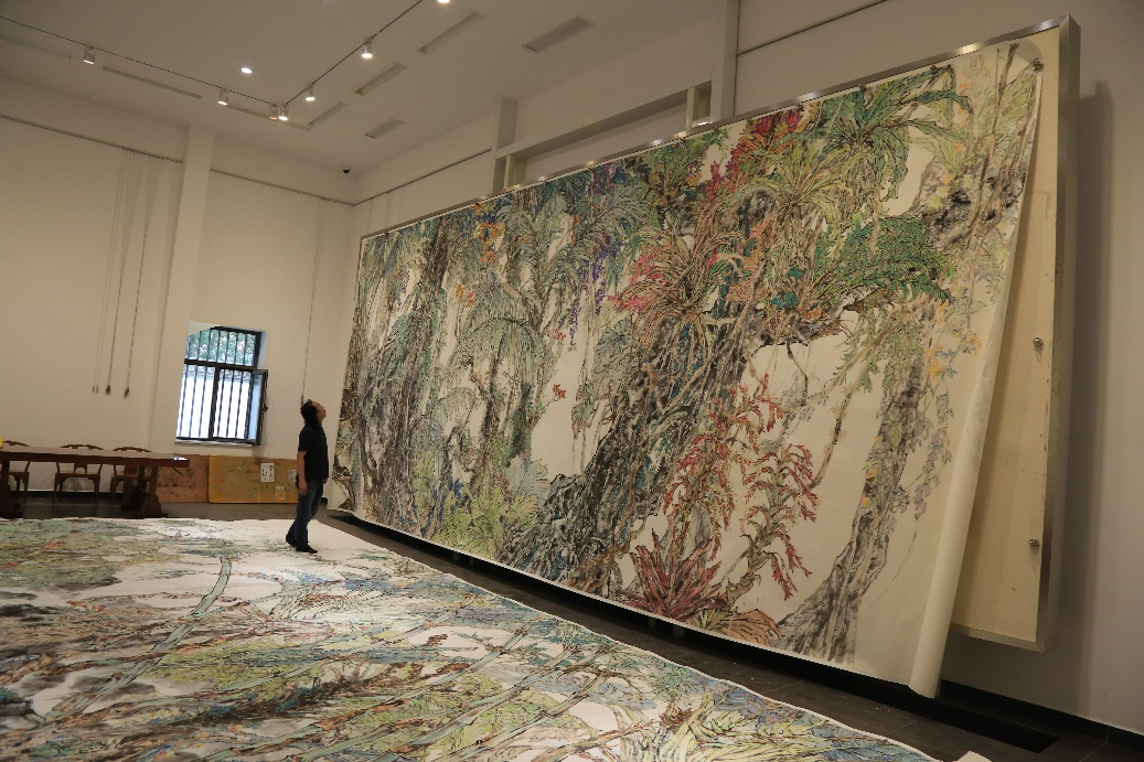 brtv纪实科教频道“虚佇神素——李雪松花鸟画作品展”特别节目将于明晚8点播出