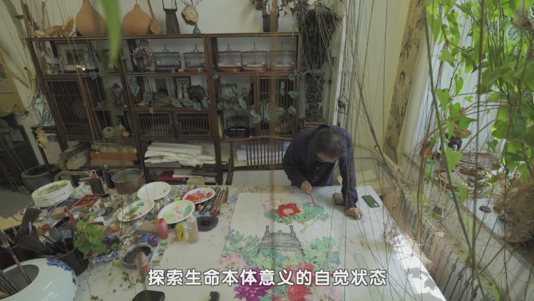 brtv纪实科教频道“虚佇神素——李雪松花鸟画作品展”特别节目将于明晚8点播出