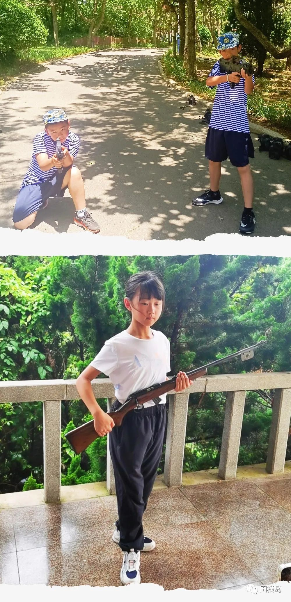青岛田横岛迎来暑期第一支夏令营