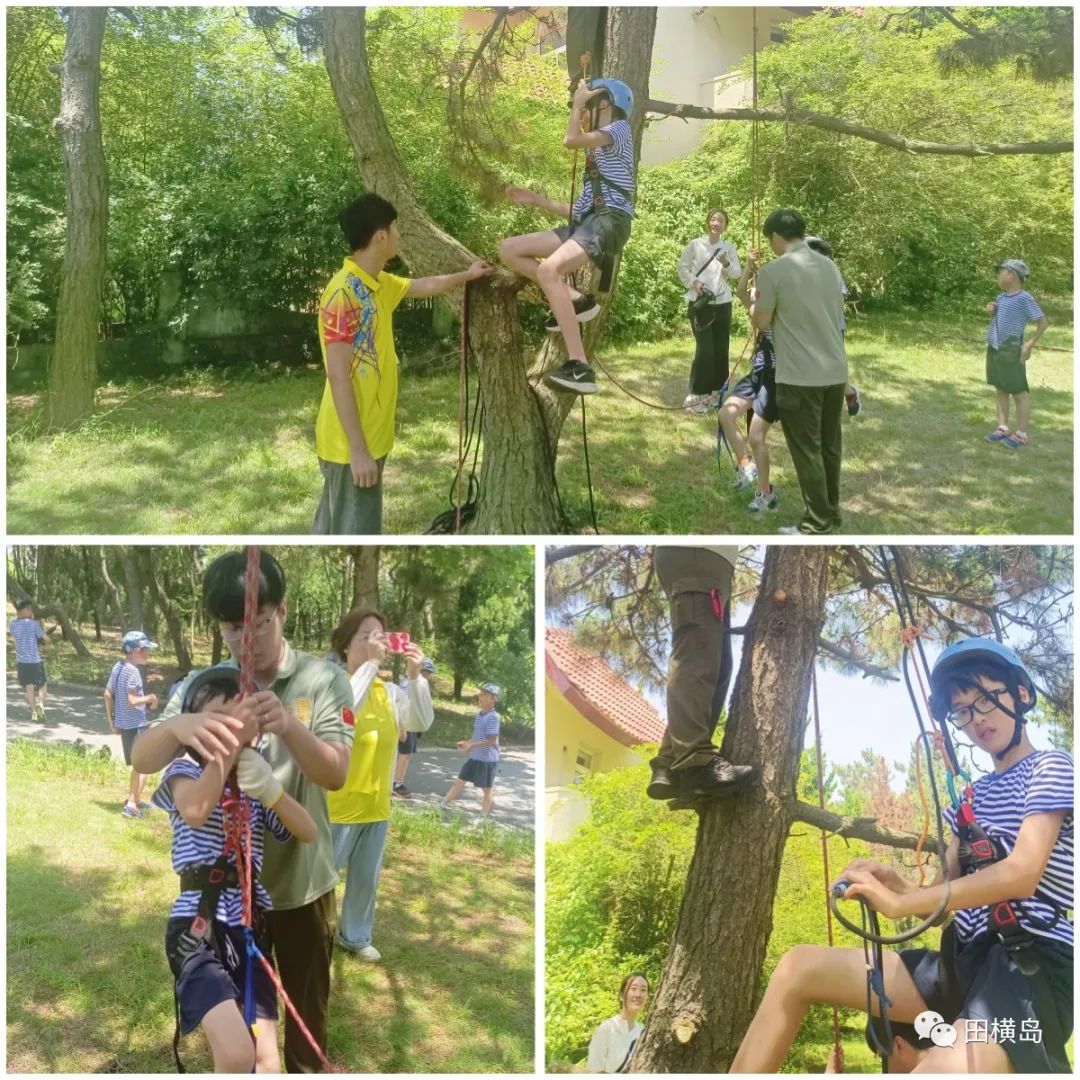 青岛田横岛迎来暑期第一支夏令营