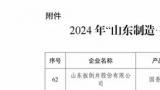 国井扳倒井产品入选2024年“山东制造·齐鲁精品”
