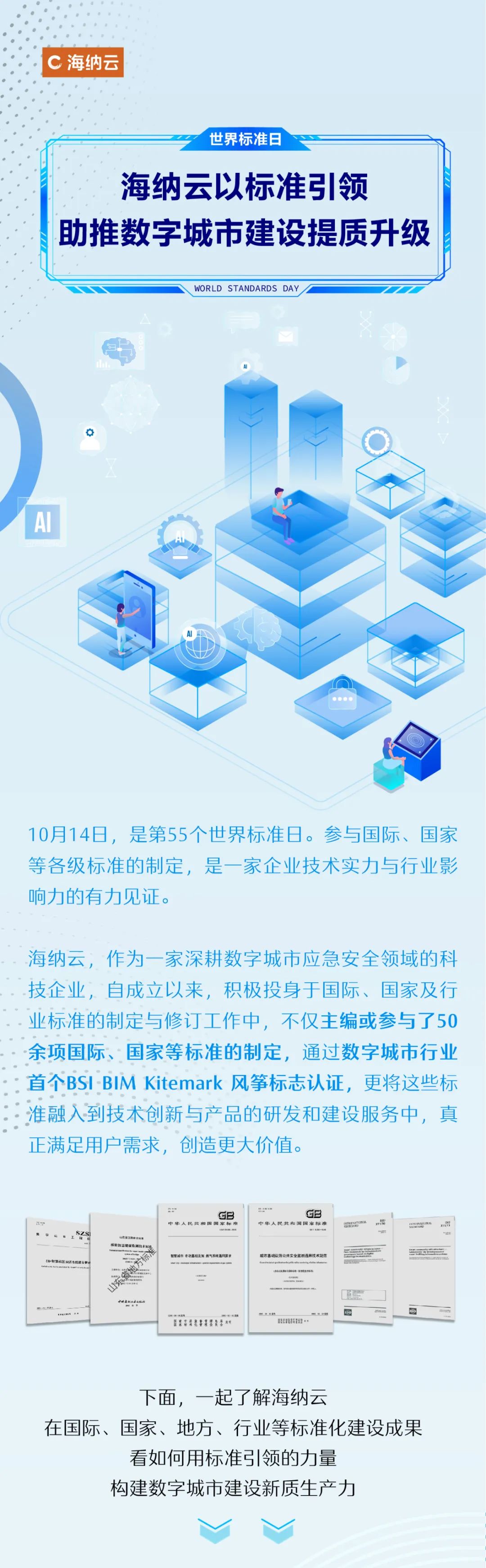 海纳云以标准引领，助推数字城市建设提质升级