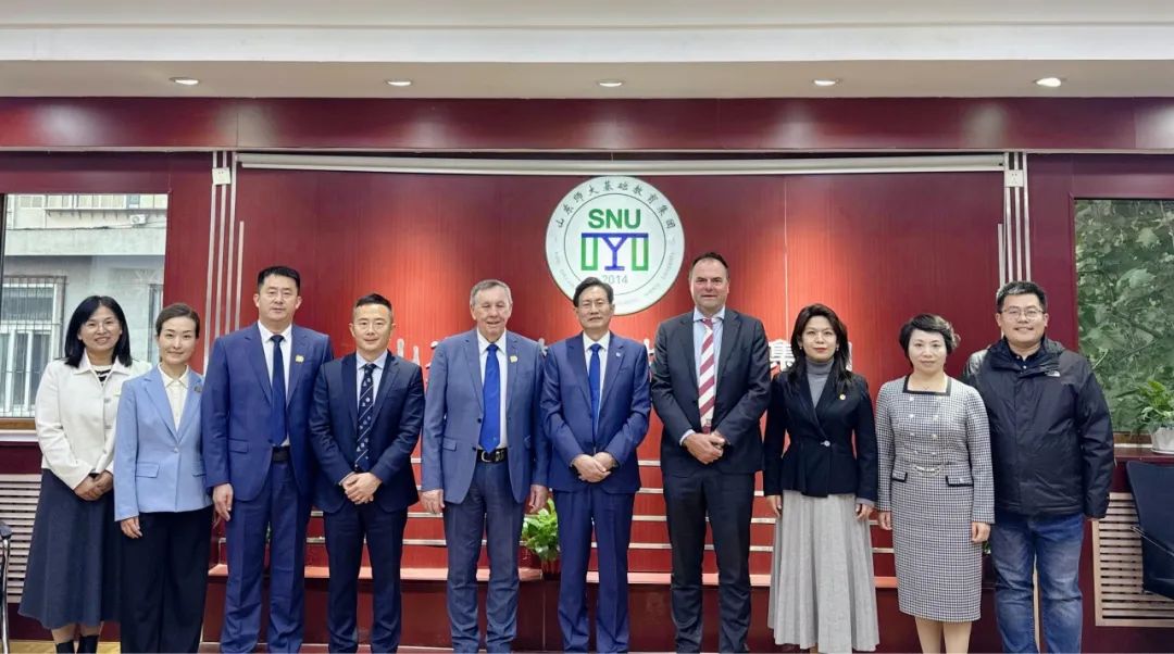 深入探讨高中学段优秀学生短期留学等项目——山师大基教集团澳大利亚和英国教育中心5845vip威尼斯电子游戏的合作伙伴到访集团