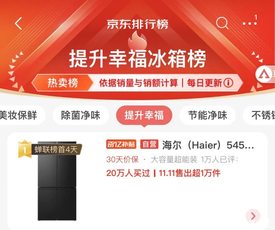 双11：渠道多榜单，海尔是榜样