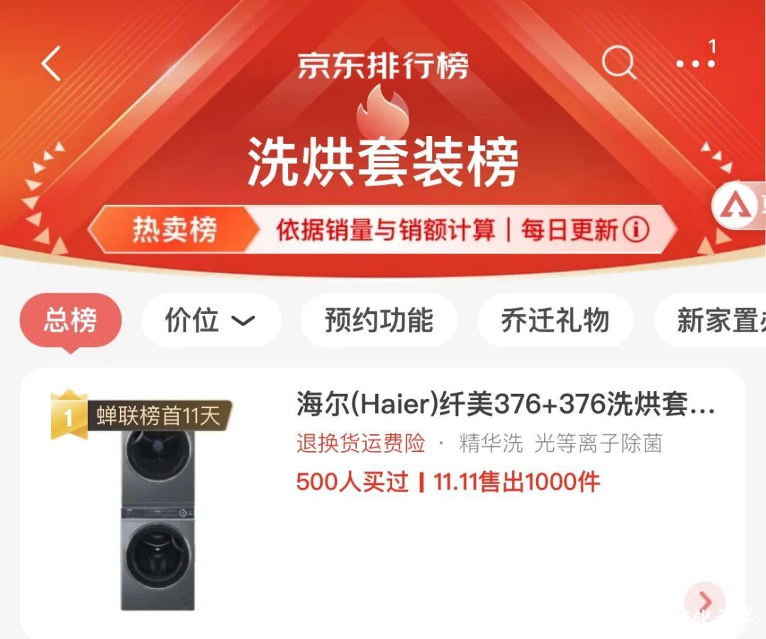 双11：渠道多榜单，海尔是榜样