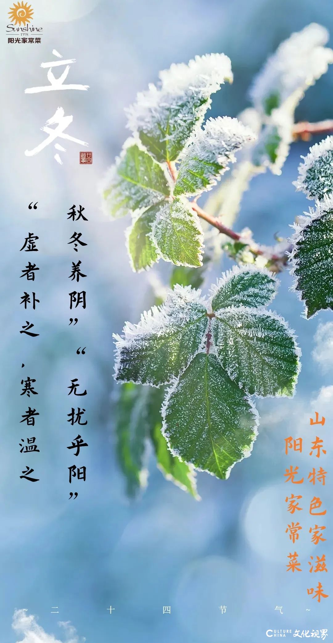 济南阳光家常菜·立冬 | 一餐一饭的暖，消散季节的寒