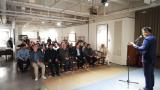 “古墨留香——张纯彦作品展”昨日在济南京行艺术馆开幕