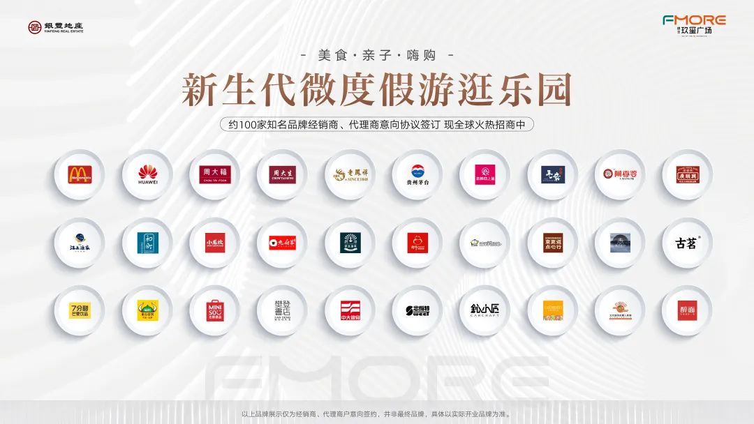 100 知名品牌意向签约，明年有望亮相的济南银丰玖玺广场有你的期待吗？